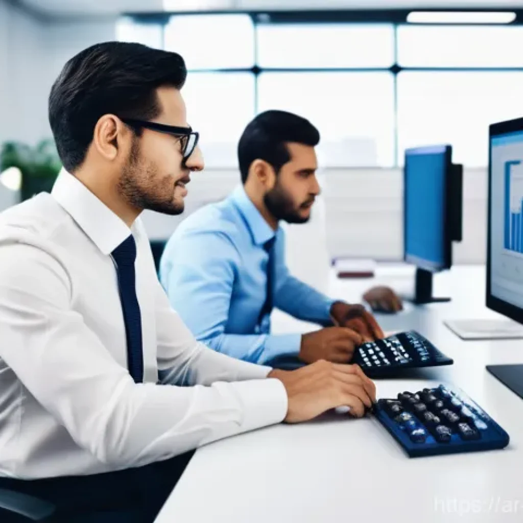 전산세무회계 자격증으로 경력 전환하기 - **Digital Transformation in Accounting:** A dynamic, split-frame image showcasing the evolution of a...